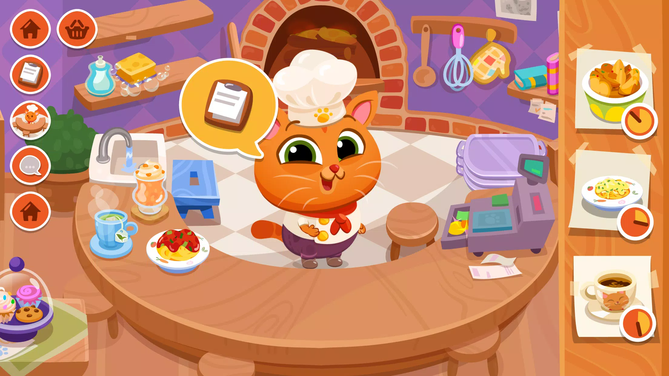 Bubbu Restaurant - My Cat Game Screenshot 0