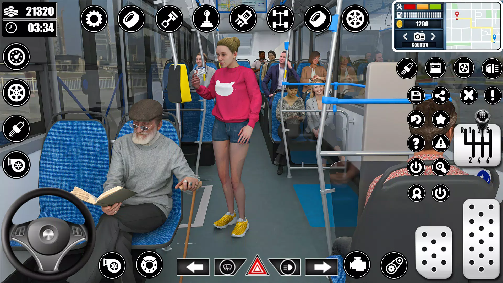 Coach Bus Driving Simulator Captura de pantalla 3