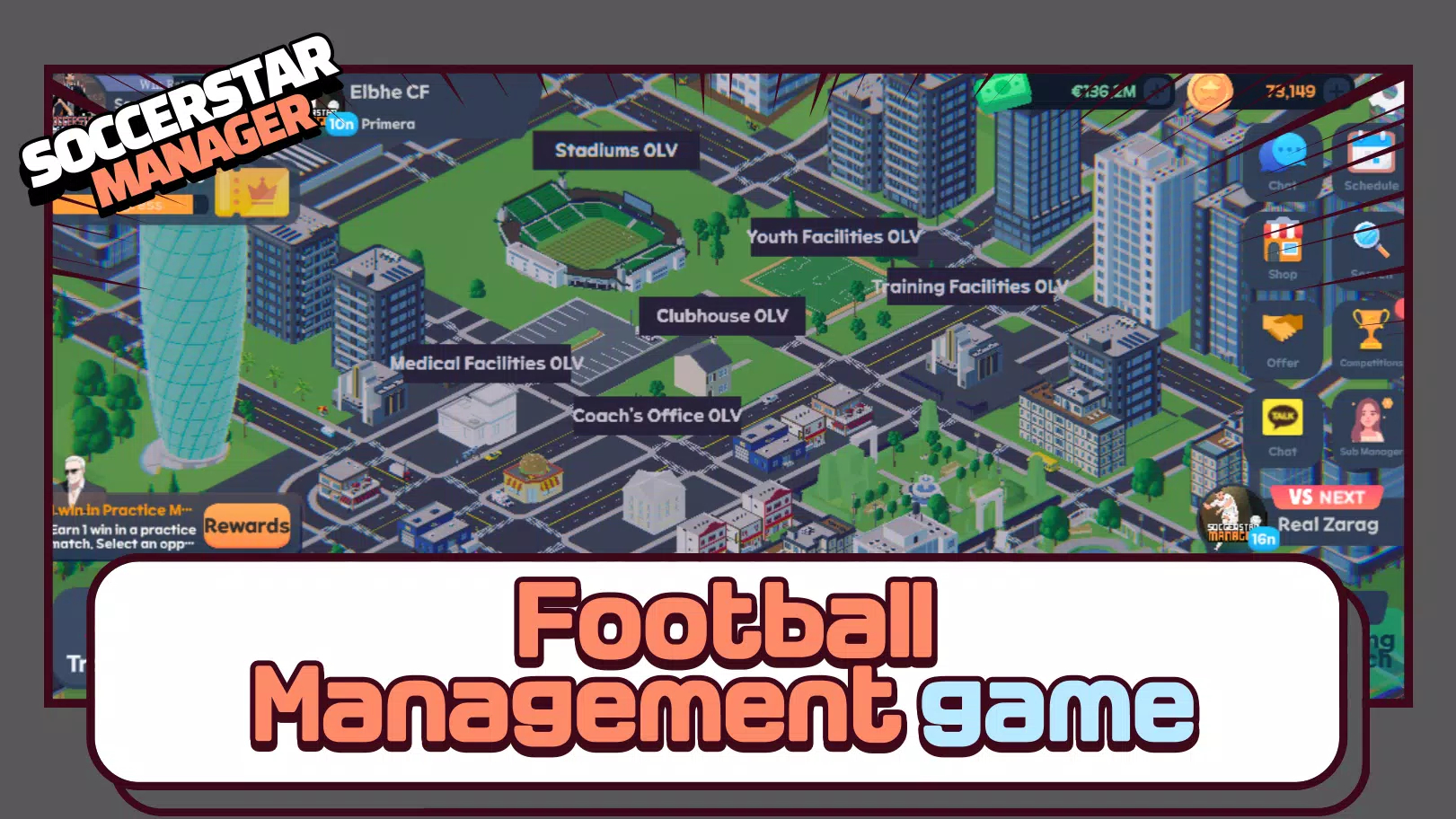 SSM LITE-Football Manager Game 螢幕截圖 1