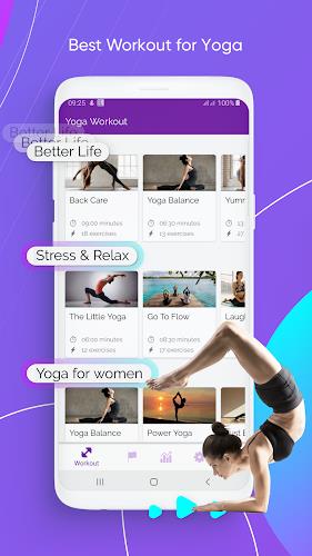 Yoga Workout for Beginners Schermafbeelding 2