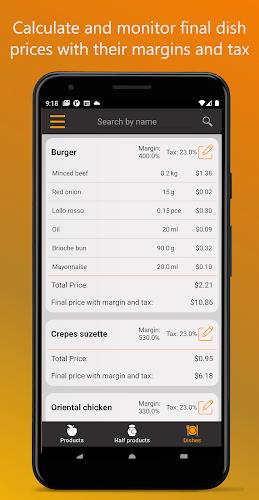 Food Cost Calculator 스크린샷 0