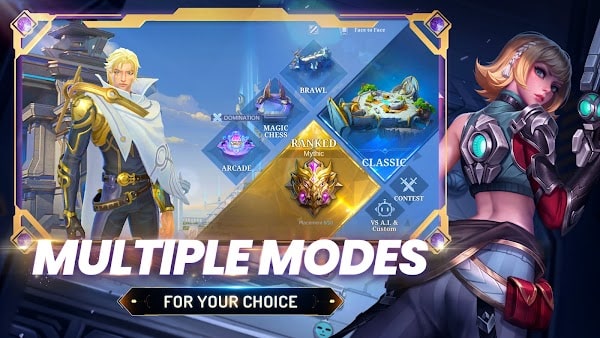 MOBLEGE LEGENDS MOD APK Buka Kunci Semua Kulit