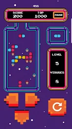 Pill Puzzle : Falling Capsules Скриншот 1