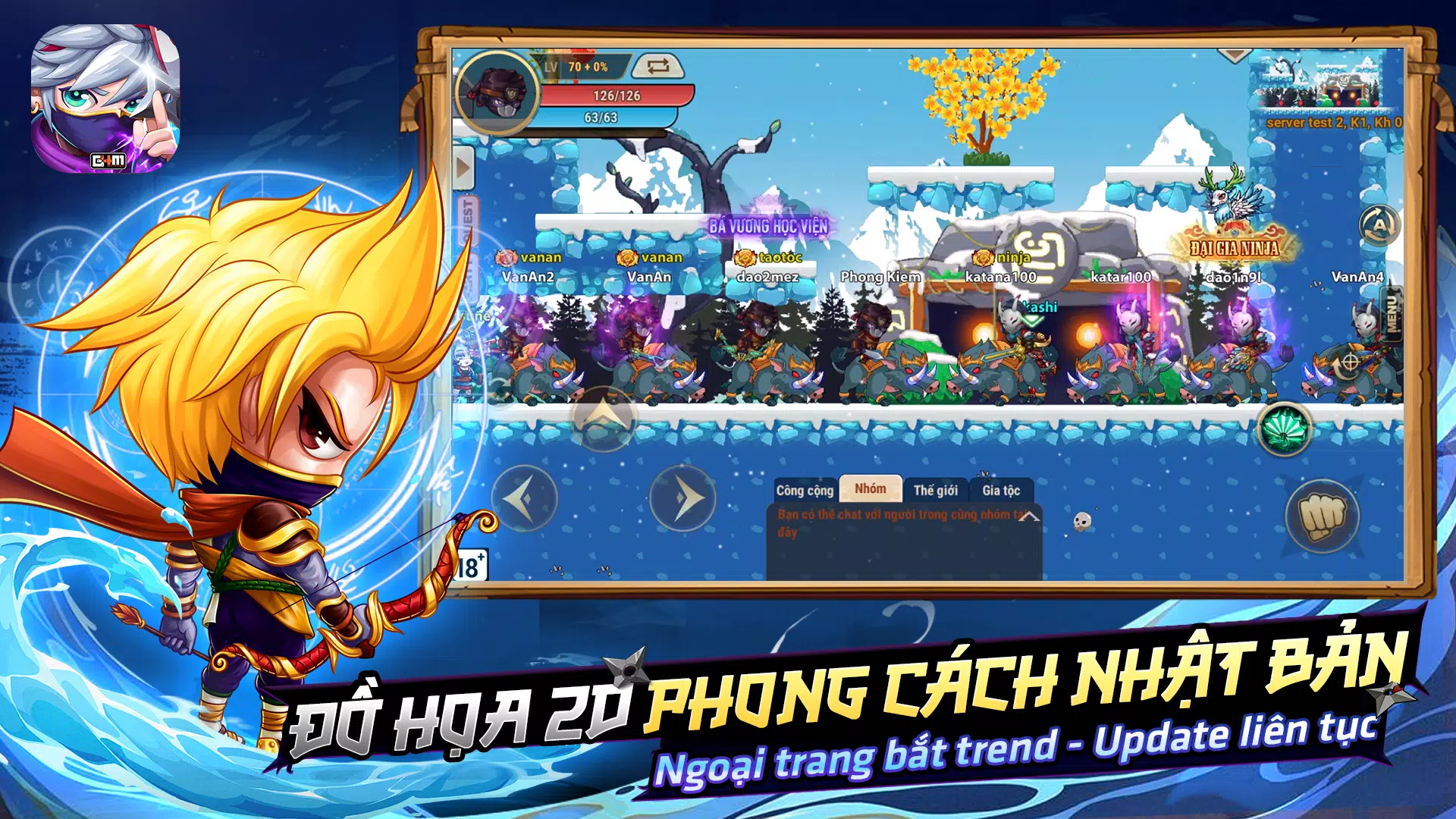 Học Viện Ninja G4M 螢幕截圖 1