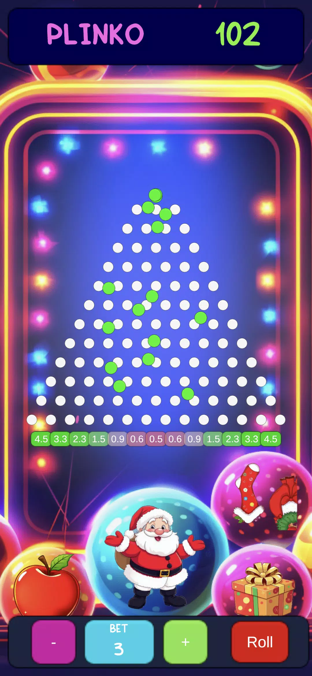 Christmas Plinko Fight 螢幕截圖 1