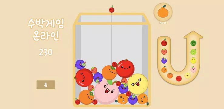 Watermelon Game Online Ekran Görüntüsü 1