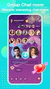 KK Chat-Group Voice Chat Rooms ภาพหน้าจอ 1