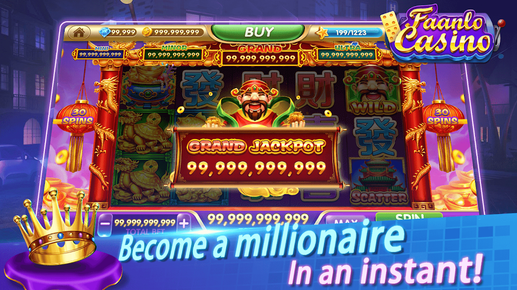 Faanlo Casino - 3D Domino Gaple Slots Online 스크린샷 1