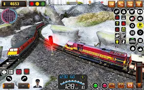 Uphill Train Track Simulator स्क्रीनशॉट 1