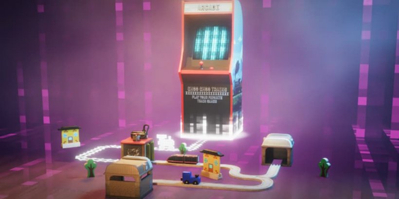 Teeny Tiny Trains \ 'La nouvelle mise à jour présente une fusée rétro au jeu de connexion en train