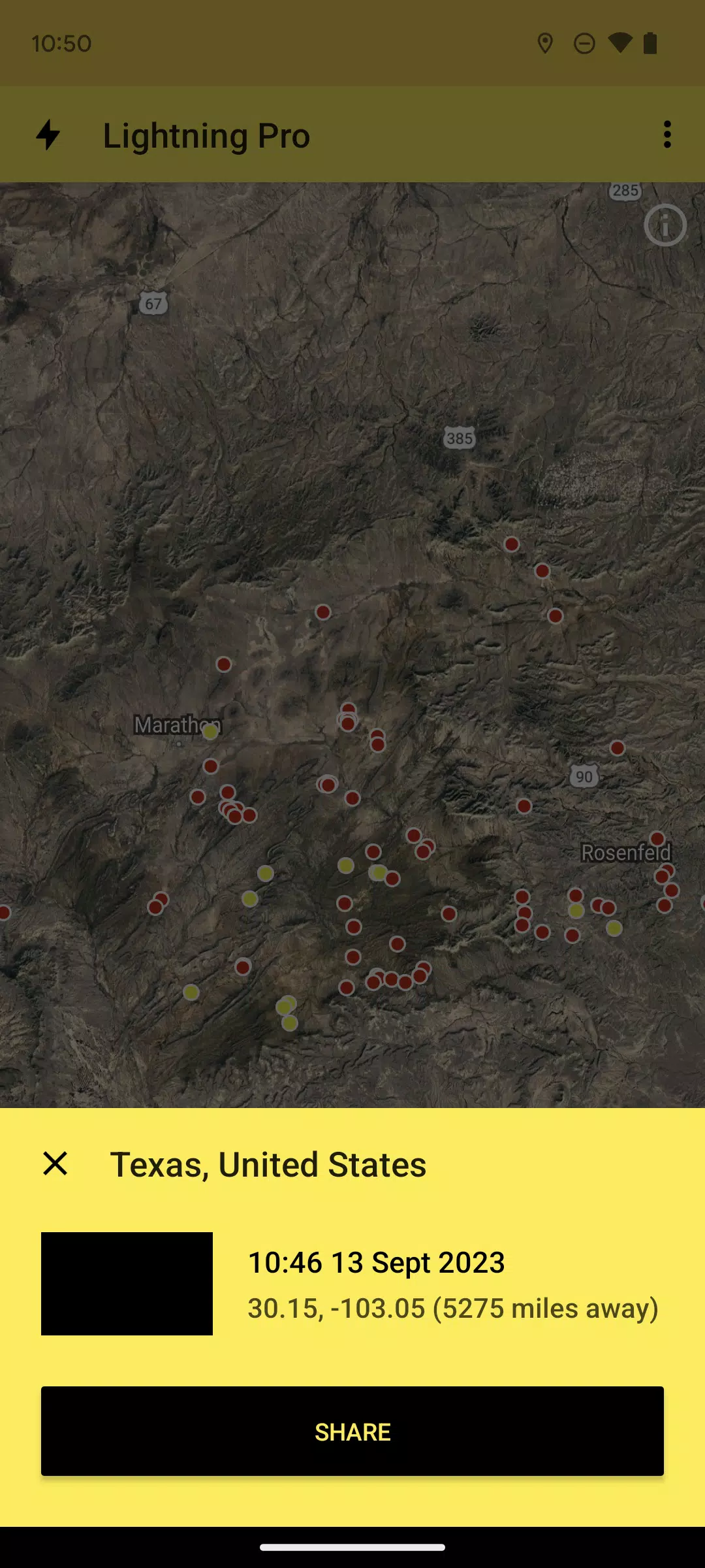 My Lightning Tracker Скриншот 0