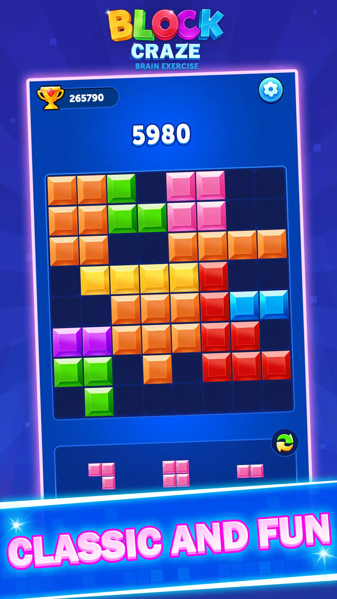 Block Craze：Brain Exercise Скриншот 3