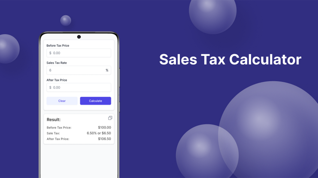 Sales Tax Calculator Schermafbeelding 2