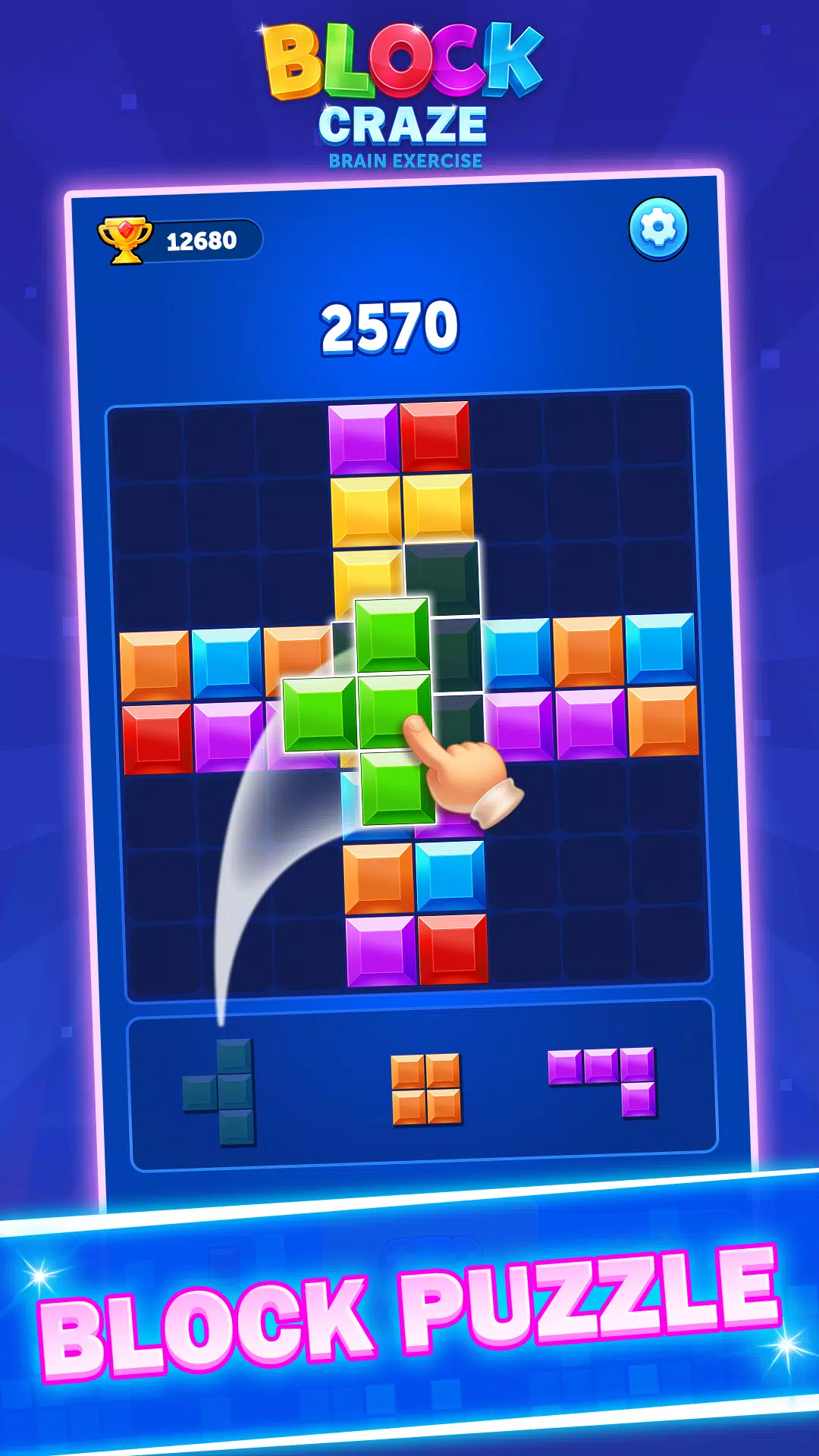 Block Craze：Brain Exercise Скриншот 0