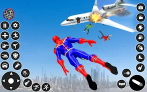 Spider Fighter Man: Rope Hero ဖန်သားပြင်ဓာတ်ပုံ 1