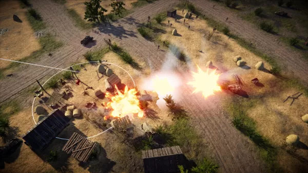 Victory Banner soldier close-up