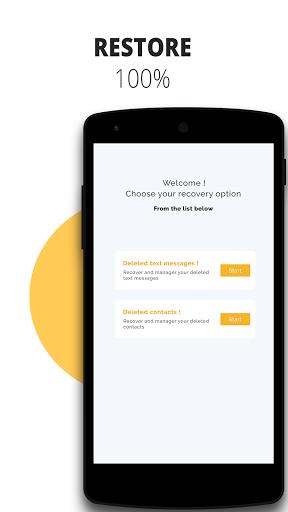 Deleted Text Messages Recovery ဖန်သားပြင်ဓာတ်ပုံ 1