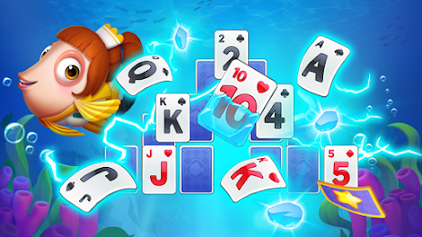 Solitaire TriPeaks Fish स्क्रीनशॉट 1