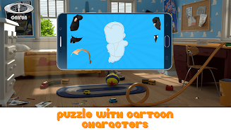 Puzzle with Cartoon Characters 螢幕截圖 0