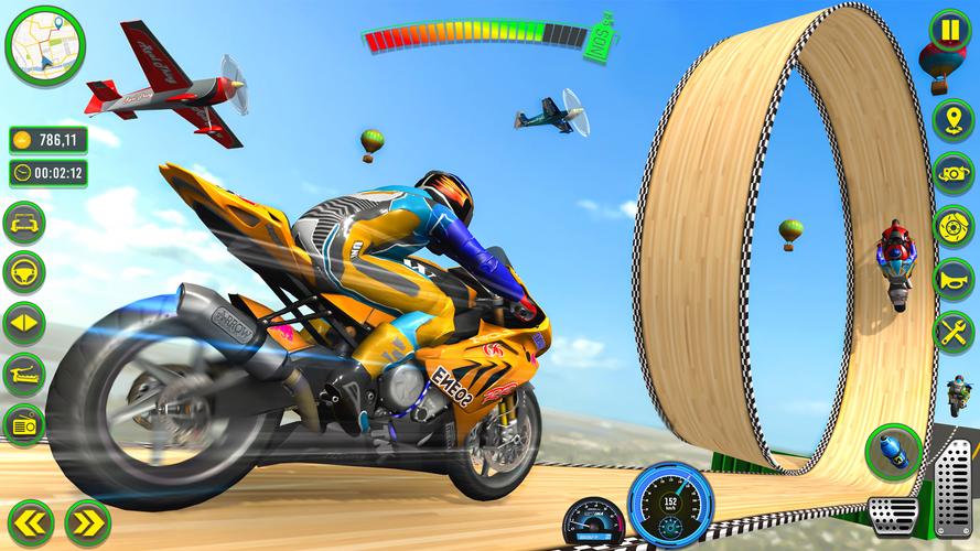 Mega Ramp Stunts Bike Games 3d Zrzut ekranu 3