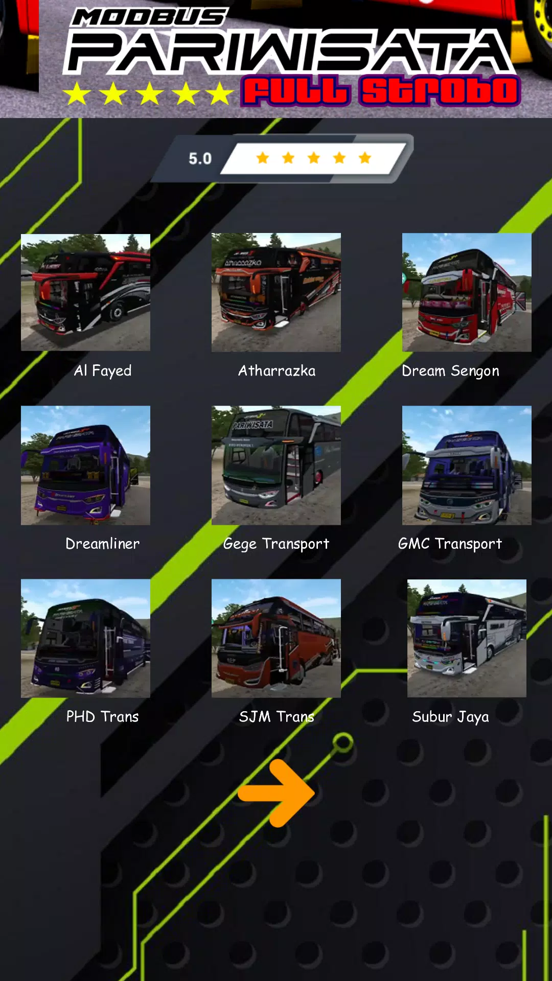 Mod Bus Pariwisata Full Strobo应用截图第1张