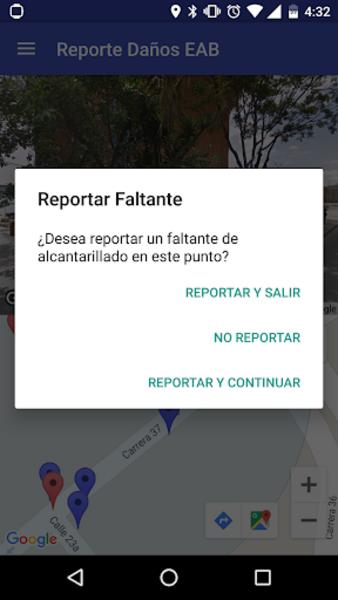 Reporte Daños EAAB Screenshot 2