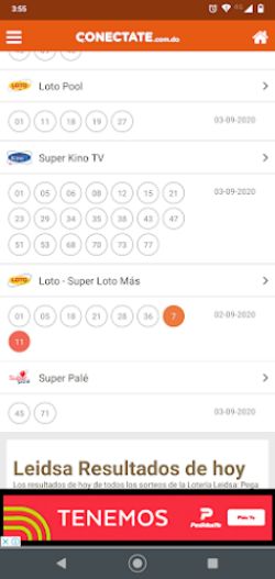 Conectate Loterías スクリーンショット 1