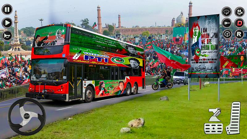 Imran Khan Election Bus Sim 3D Zrzut ekranu 0