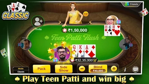 Teen Patti Flush 3 Patti Poke Zrzut ekranu 2