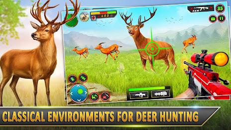 Jungle Deer Hunting Games स्क्रीनशॉट 1