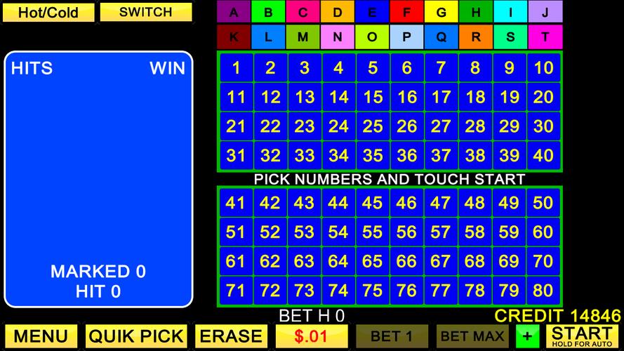 Keno 20 Card Screenshot 0