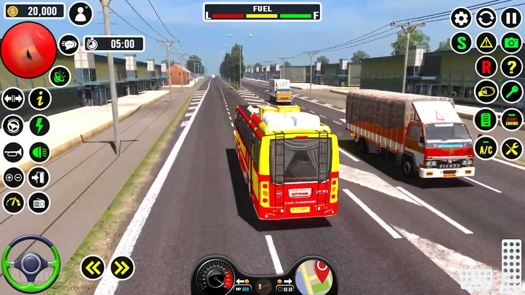 Coach Bus Driving 3D Bus Game Ekran Görüntüsü 1