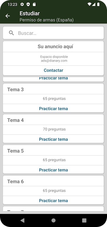 ExamenesCazador.com Screenshot 1