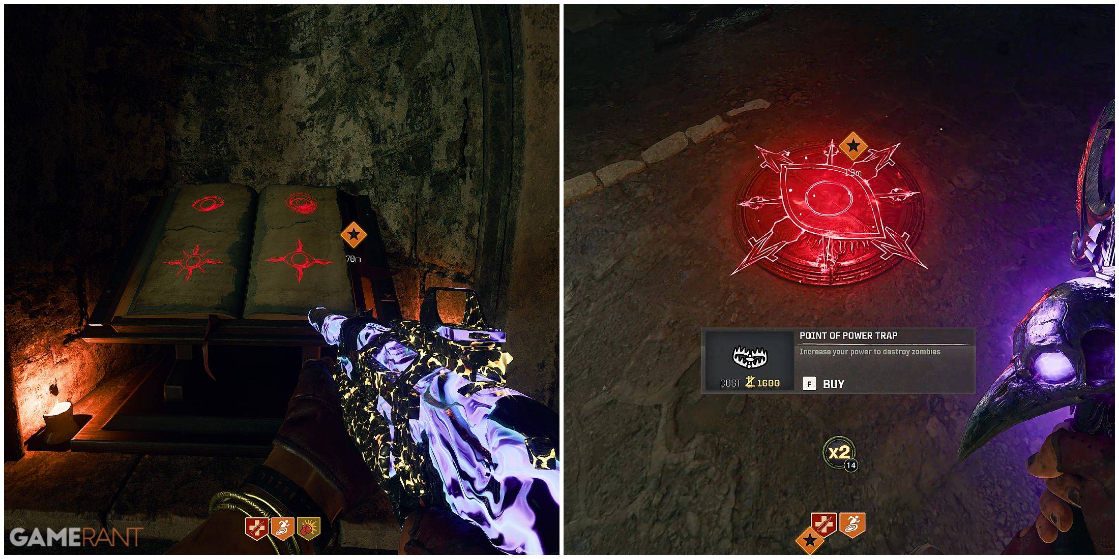 Citadelle des Morts의 검은 Ops 6 Zombies의 권력 점수