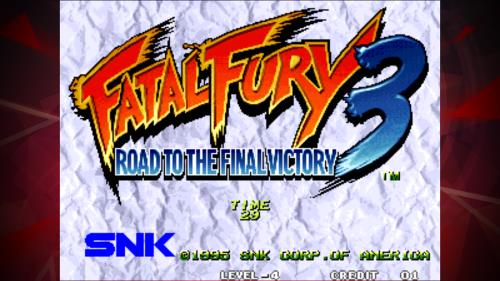 FATAL FURY 3 ACA NEOGEO Screenshot 0