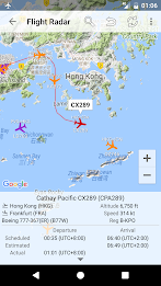 Hong Kong Flight Info Screenshot 2