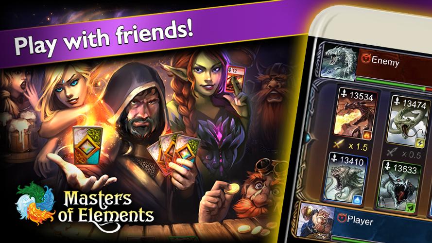 Masters of Elements－Online CCG 스크린샷 3