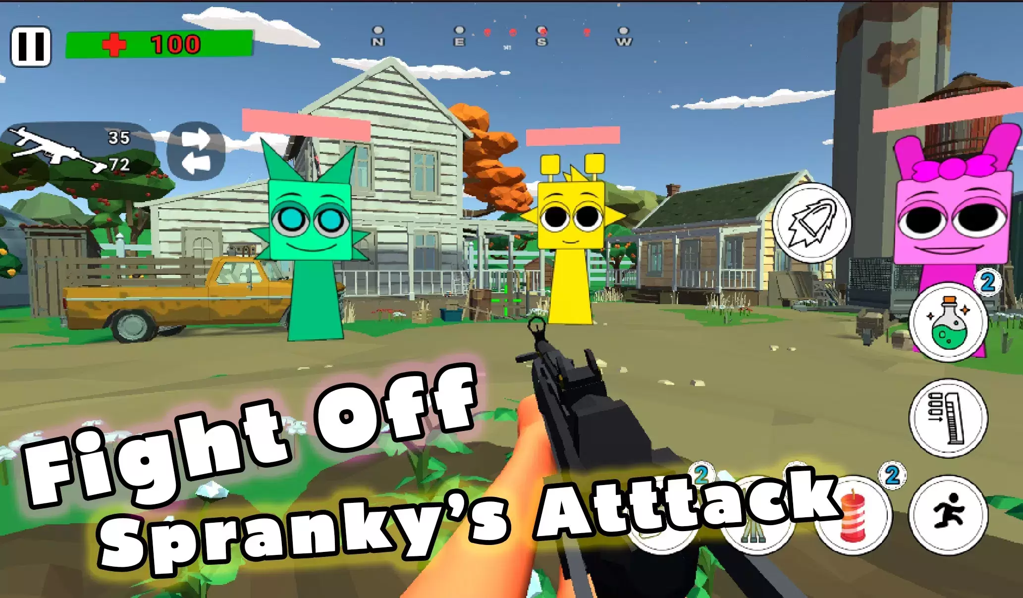 Schermata Battle Spranky Sandbox Shooter 0