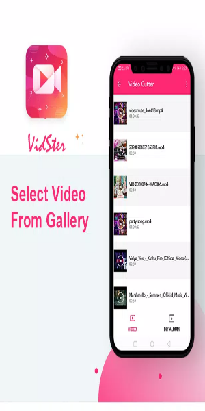 VidSter - Video & Audio Editor Ảnh chụp màn hình 1