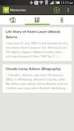 FamilySearch – Erinnerungen Screenshot 2