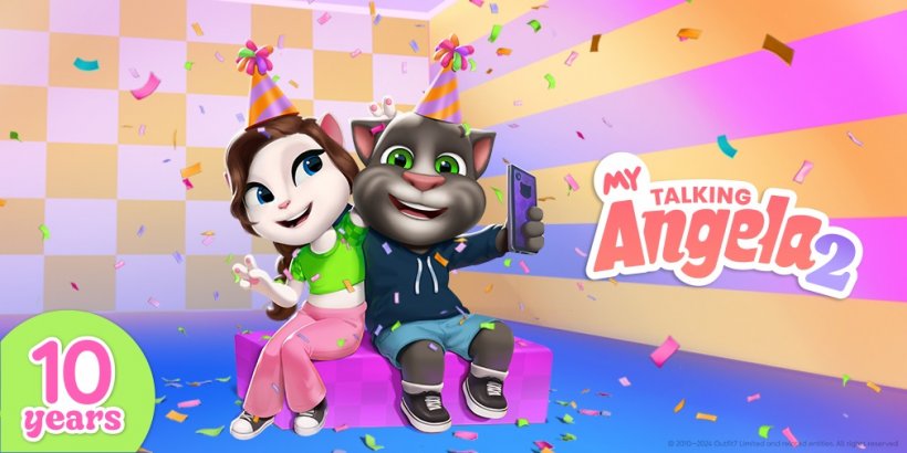 My Talking Angela 2 marca el décimo aniversario con fiesta con un evento amigo