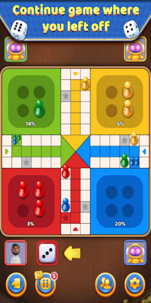 Ludo Offline: Dice Board Game Ảnh chụp màn hình 3