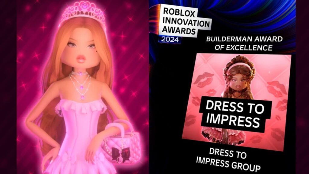 Dress To Impress가 Roblox Innovation Awards 2024에서 큰 승리를 거두었습니다!