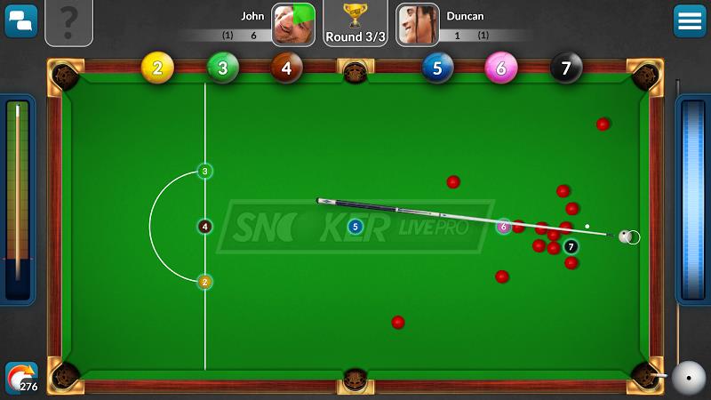 Snooker Live Pro & Six-red Schermafbeelding 2