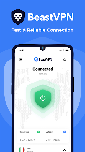 BeastVPN: Secure and Fast VPN Ảnh chụp màn hình 0