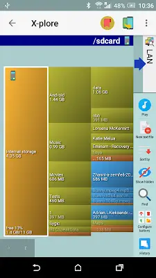 X-plore File Manager Скриншот 1