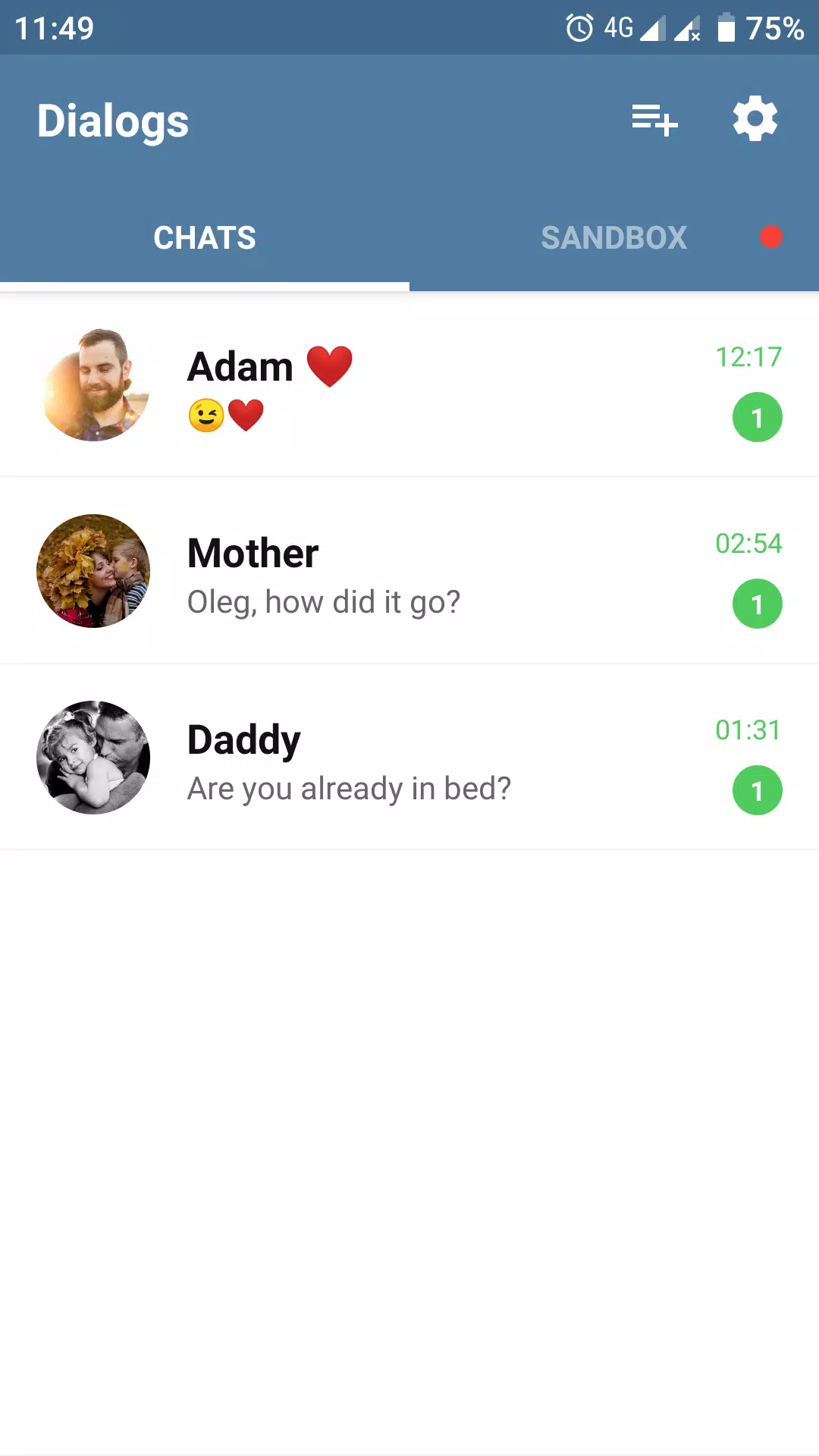 Fake Chat Story Messenger Zrzut ekranu 0