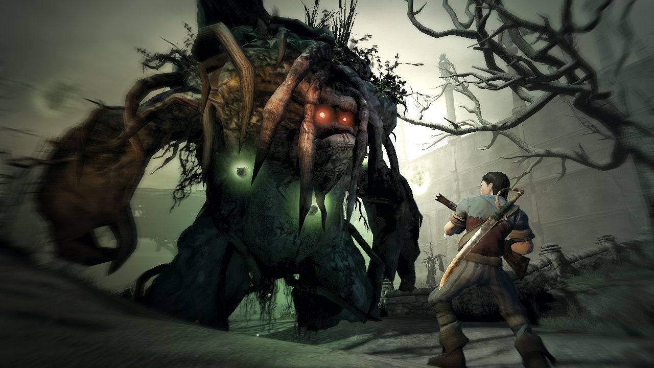 Fable 2'nin savaşı basittir, ancak düşman tasarımları fantezi zımbalarının muhteşem yeniden yorumlanmasıdır. | Resim Kredisi: Lionhead Studios / Xbox