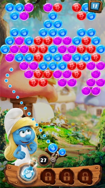 Smurfs Bubble Story 스크린샷 0