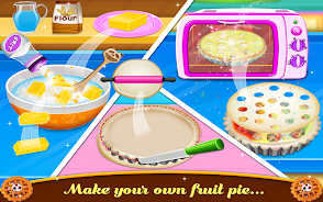 Dessert Sweet Food Maker Game Tangkapan skrin 1